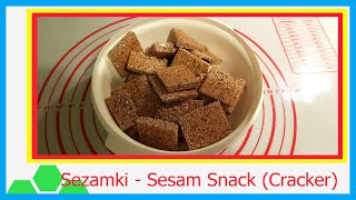 Leckerer Sesam Snack  Sezamki selber machen  Kochkurs 8K  4320p [upl. by Alli]