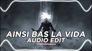 Ainsi Bas La Vida  INDILA edit audio [upl. by Aiht372]