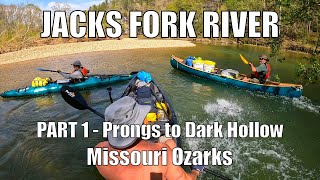 Jacks Fork River Kayak Camping  Day 1 [upl. by Airyk390]