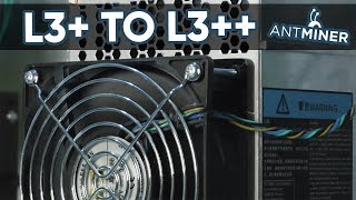 Antminer L3 to L3 how to upgrade firmware amp mixed results overclocked [upl. by Eilahtan94]