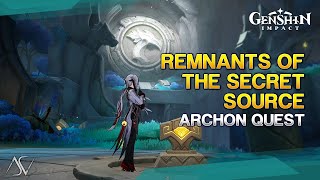 Remnants of the Secret Source Guide  Archon Quest  Genshin Impact [upl. by Bamford]