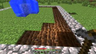 Minecraft Tutorial  05 Weizen anbauen inkl Springbrunnen und Zaun [upl. by Yetnom828]