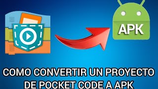 Como convertir un proyecto de Pocket Code a APKZGamer [upl. by Auric826]