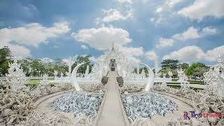 The White Temple 🇹🇭 thailand chiangrai whitetemple watrongkhun thaitemple chiangraithailand [upl. by Remled]