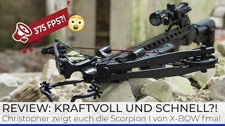 Review mit Speedtest Die Scorpion I Compoundarmbrust von XBOW fma [upl. by Osner]