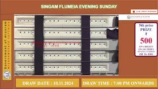 🔴LOTTERY LIVE SINGAM 0700 PM 10112024 MANIPUR STATE LOTTERY BTC LIVE [upl. by Denny368]