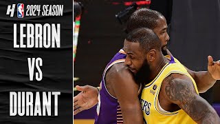 LeBron James vs Kevin Durant EPIC DUEL Highlights 🔥 [upl. by Marela599]