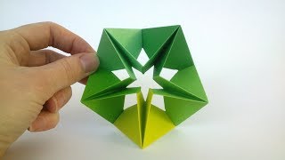 How to make a Modular Origami Star  Origami Step by Step Easy [upl. by Nuhsed]