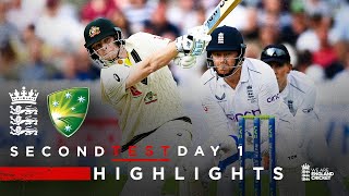 Smith Starts Strong with 85  Highlights  England v Australia Day 1  LV Insurance Test 2023 [upl. by Teuton]