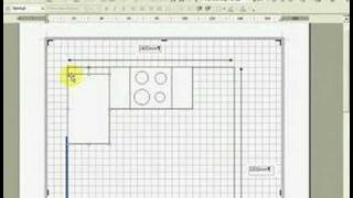 Simple Kitchen Design Using MS Word  Part 7a [upl. by Latsyrhk]