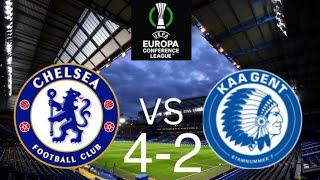 Chelsea’s Thrilling 42 Victory Over Gent  UEFA Europa Conference League Highlights [upl. by Darcee]