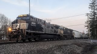 CSX amp NS April 2024 Windy [upl. by Aenea150]