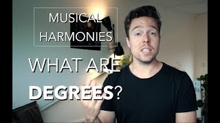 Harmonization 101  What are Musical Degrees [upl. by Luann]