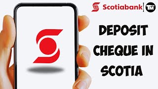 How To Deposit Cheque In Scotia Bank [upl. by Intyre]