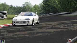 Assetto Corsa 2JZ Twin Turbo 700Bhp Supra Test Run [upl. by Petulah]