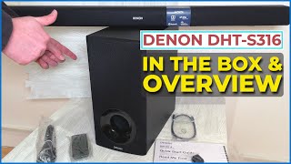 Denon DHT S316 Soundbar System B07KWL9DPB [upl. by Arakat]