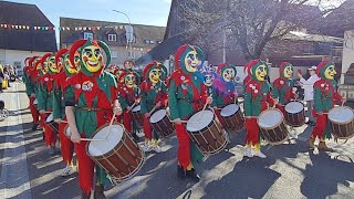 🥳🎉 Fasnacht in Möhlin Großer Umzug am Fasnachtsdienstag 2023 🎺🥁 Livestream 21022023 [upl. by Enait23]