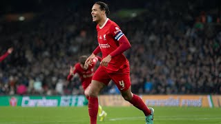 Virgil Van Dijk ● All Goals with Liverpool ● 20232024 [upl. by Hcaz]