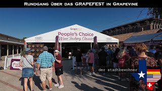 Rundgang über ein Weinfest in Grapevine Texas [upl. by Virginia951]