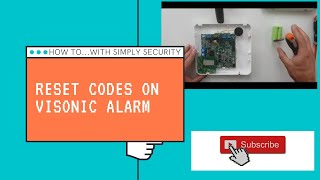 Reset the codes on you Visonic Powermaster alarm system [upl. by Eserrehs]