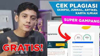 Cara Cek Plagiasi Online Gratis  Skripsi Jurnal Karya Ilmiah Artikel [upl. by Lahtnero584]