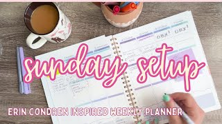 plan with me  functional planning  sunday setup [upl. by Ettevad]