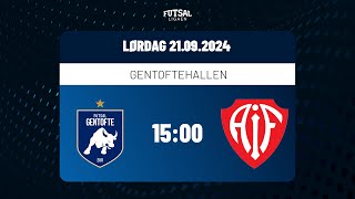 Futsal Gentofte vs Albertslund IF [upl. by Nehttam]