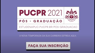 PUCPR  Pós Graduação 2021 [upl. by Merceer]