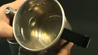 Flip Coffee Pot made in Italy how to use flip coffee pot [upl. by Aleakam]