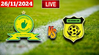 Mamelodi Sundowns vs Maniema Union  CAF Champions Live Match Score 2024 [upl. by Raddy]