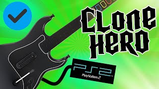 CONNECTER UNE GUITARE PS2 EN 4 MINUTES  CLONE HERO [upl. by Logan916]