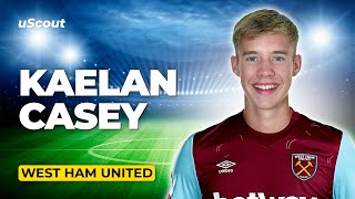 How Good Is Kaelan Casey at West Ham [upl. by Nnylrac]