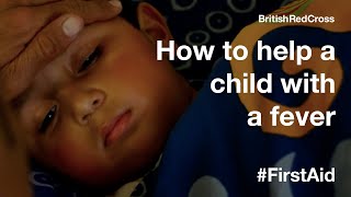 How to help a child with a fever FirstAid PowerOfKindness [upl. by Otsirave]