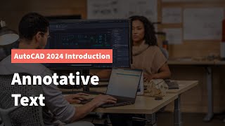 AutoCAD 2024 Annotative Text [upl. by Nhguaval]