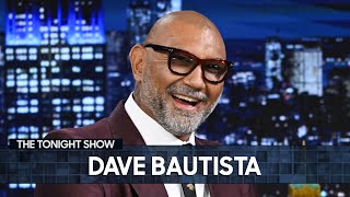 Dave Bautista Talks Wrestling in the WWE and Working with Samuel L Jackson  The Tonight Show [upl. by Alonzo]