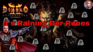 D2R Its Raining Ber Runes  Infinite Ber Rune Exploit [upl. by Hgielyak373]