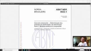 NBR 852212021  Concreto endurecido  Determinação dos módulos de elasticidade e de deformação [upl. by Tybald]