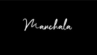 Manchala🤍  Hasee Toh Phasee  Blackscreen WhatsApp Status [upl. by Ehpotsirhc]