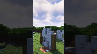 Simple Calcite Cabin minecraft minecraftshorts minecraftgirl [upl. by Sophey]