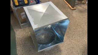 Building a HVAC Plenum Box [upl. by Hafinah]