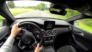 POV test drive 2017 MercedesBenz A200 AMG Line [upl. by Tamara24]