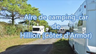 Aire de camping car de Hillion Côtes dArmor 22 [upl. by Innej36]