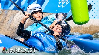 Kayak Cross Carnage The newest Olympic sport goes CRAZY  Paris Olympics  NBC Sports [upl. by Belshin]