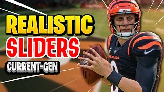 REALISTIC Madden 22 Sliders  CURRENT GEN [upl. by Harrak]