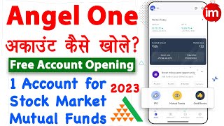 Angel One Account Opening 2023  Angel One demat account kaise khole  Best demat account in India [upl. by Jews]