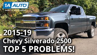 Top 5 Problems Chevy Silverado 2500 Truck 3rd Generation 201519 [upl. by Aniela]