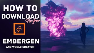 Tutorial Download Embergen and World Creator for FREE with your octane subscription [upl. by Etnud]