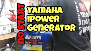 I power Yamaha suitcase generator no start lets fix it [upl. by Areikahs]