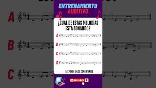 Entrenamiento Auditivo ¿Qué melodía es correcta dictadomelodico audioperceptiva musica [upl. by Elocel954]