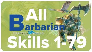 Perfect World International  All Barbarian Skills 179 [upl. by Eserehs]